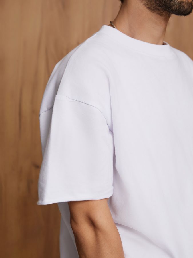 Футболка оверсайз белая