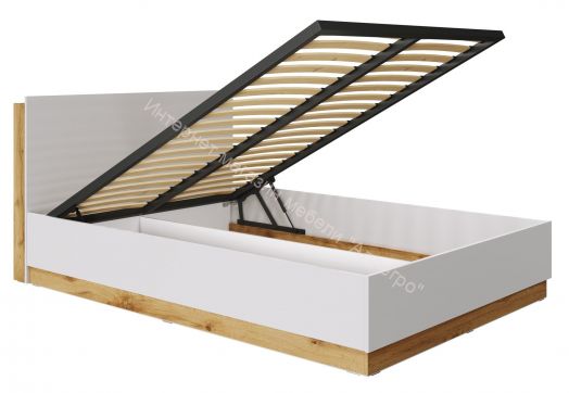 Кровать 160х200 (N) FRESCO Белый/Дуб Вотан