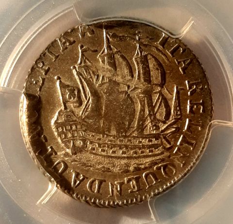 1 шиллинг 6 стюверов 1792 Зеландия Слаб PCGS AUNC Нидерланды