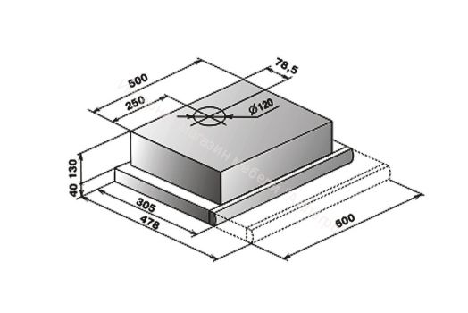 Вытяжка ELIKOR ИНТЕГРА 60 черная