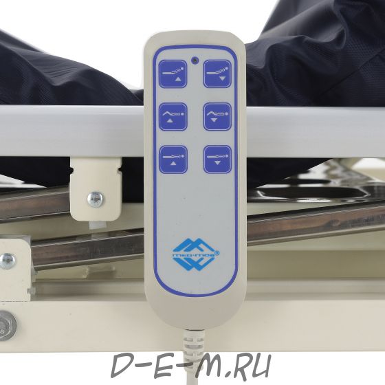 Кровать электрическая Med-Mos DB-6 MЕ-3018Н-05/МЕ-3018Д-04/МЕ-3018Д-11 (3 функции) с удлинением ложа, с аккумулятором
