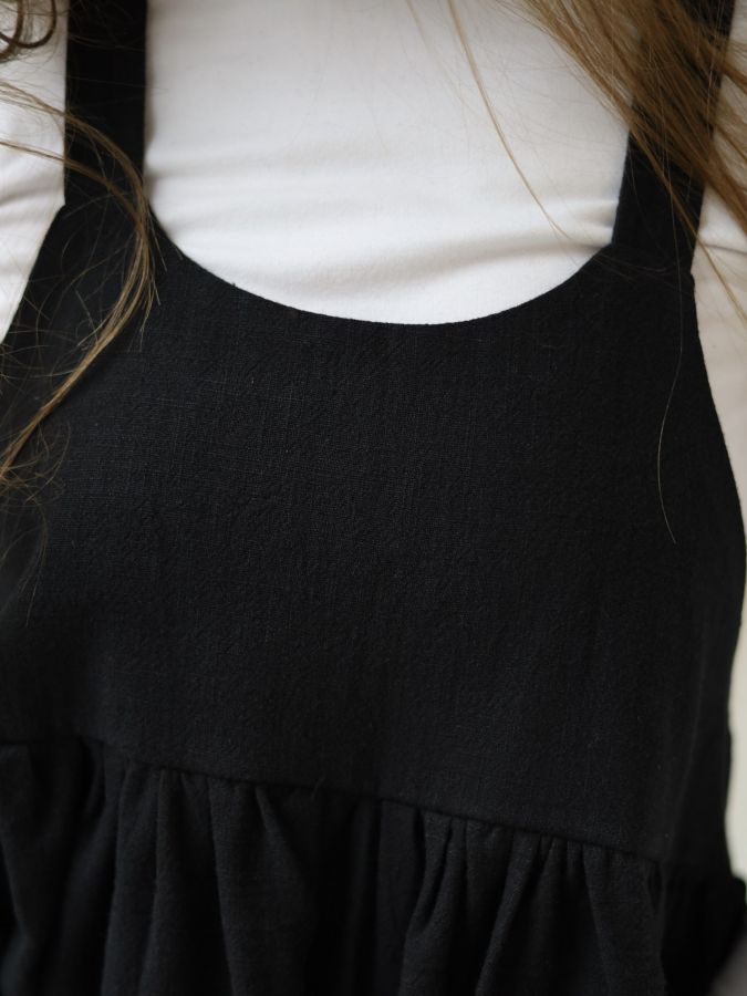 Сарафан Ortica из крапивы черный