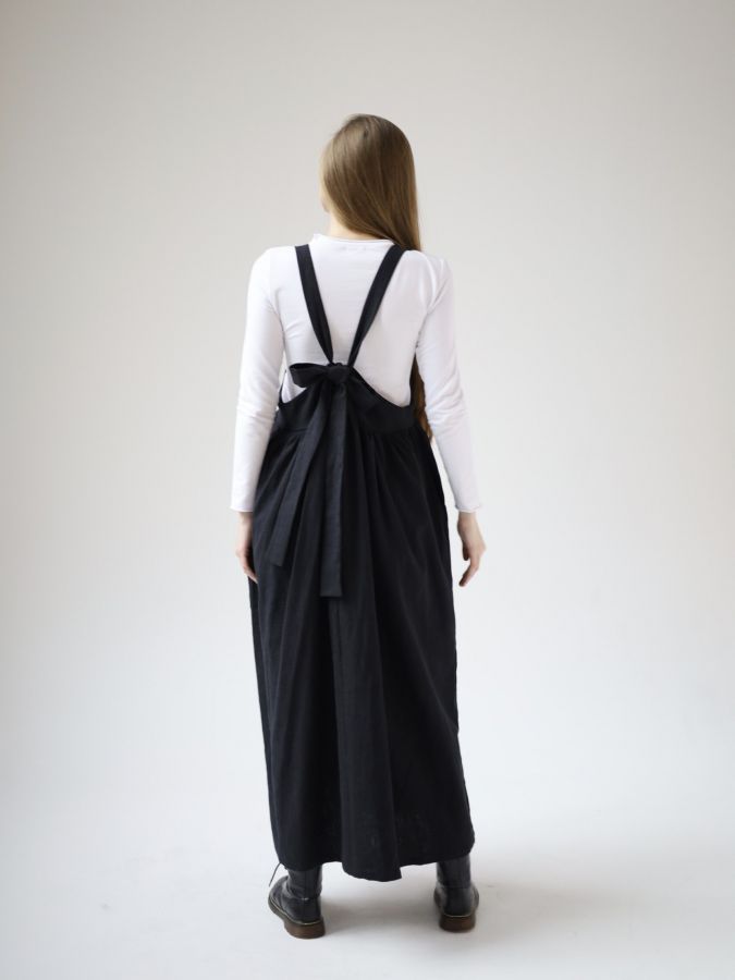 Сарафан Ortica из крапивы черный