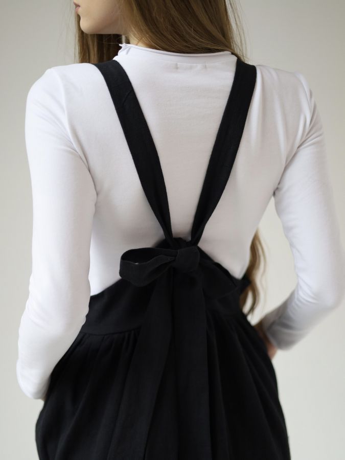 Сарафан Ortica из крапивы черный