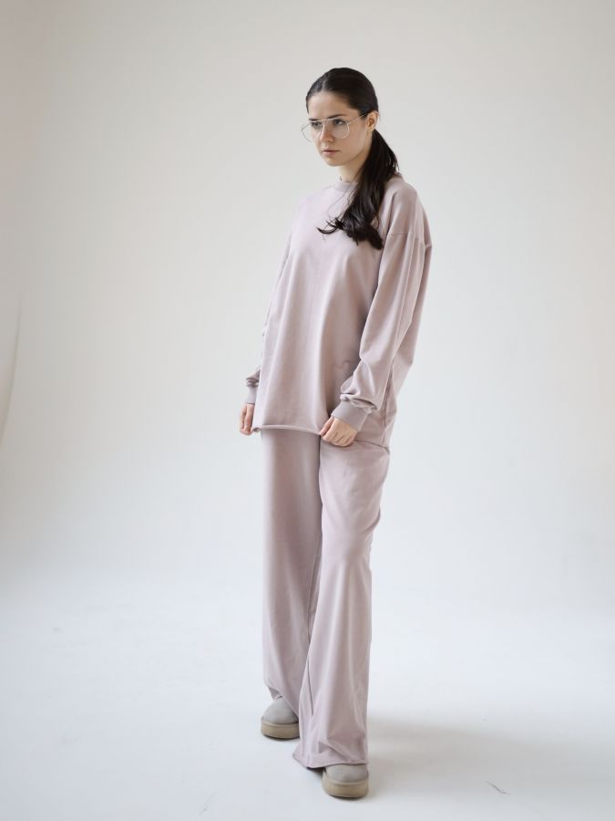 Кофта с длинным рукавом туман