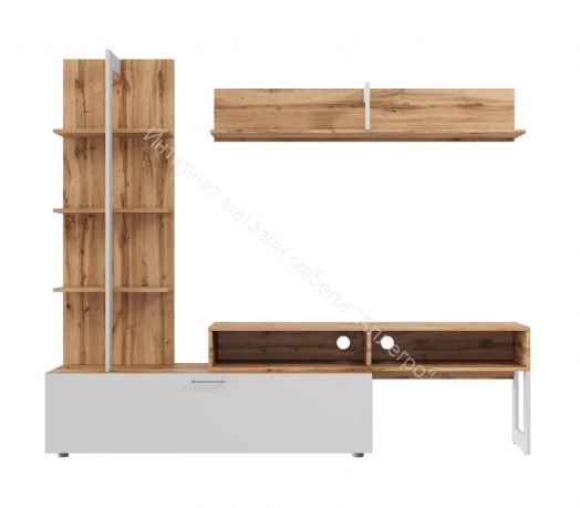 Гостиная Juno Дуб Вотан/Белый