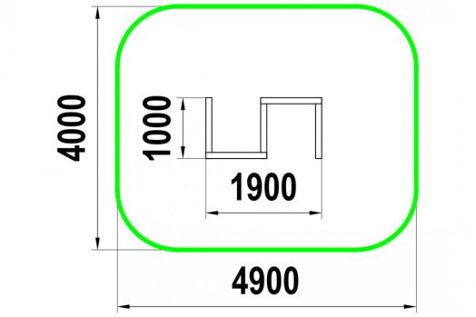 Бум бревно змейка для игровой - спортивной площадки  ББ-1.2