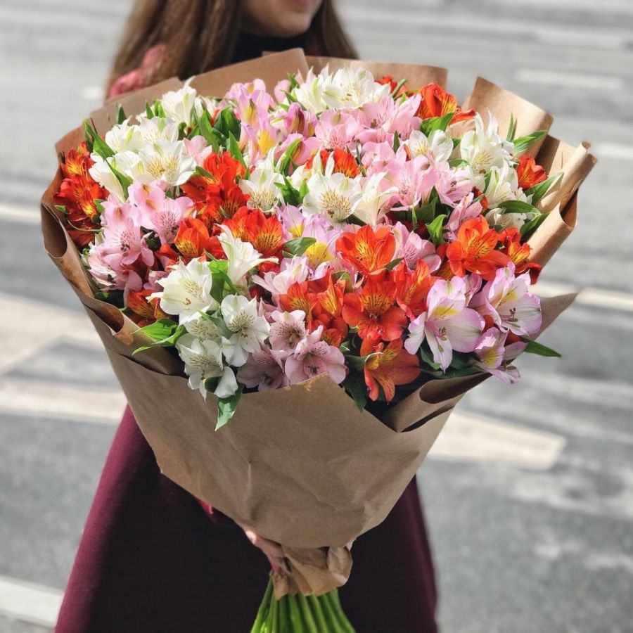 37 альстромерий микс