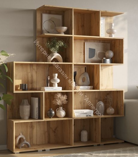 Комплект стеллажей СТ-1 СТ-3 СТ-4 QUANT Дуб Вотан