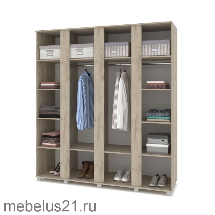 Шкаф 4-х створчатый Пандора П42