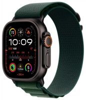 Смарт-часы Apple Watch Ultra 2 (2024) GPS + Cellular 49mm Black Titanium Case with Dark Green Alpine Loop M