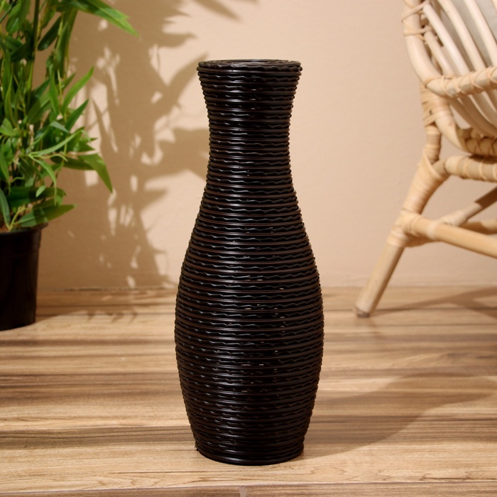 Ваза плетёная, напольная