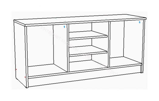 Тумба ТВ ЛОФТ Белый