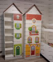 Шкаф Домик 2-дверный Волшебный город 13/3 (75х52х240)