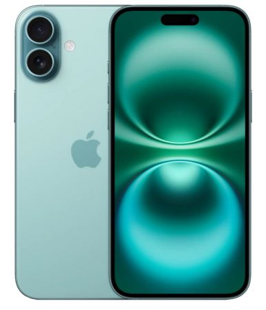 Смартфон Apple iPhone 16 256 ГБ, Dual: nano SIM + eSIM, бирюзовый (teal) JP