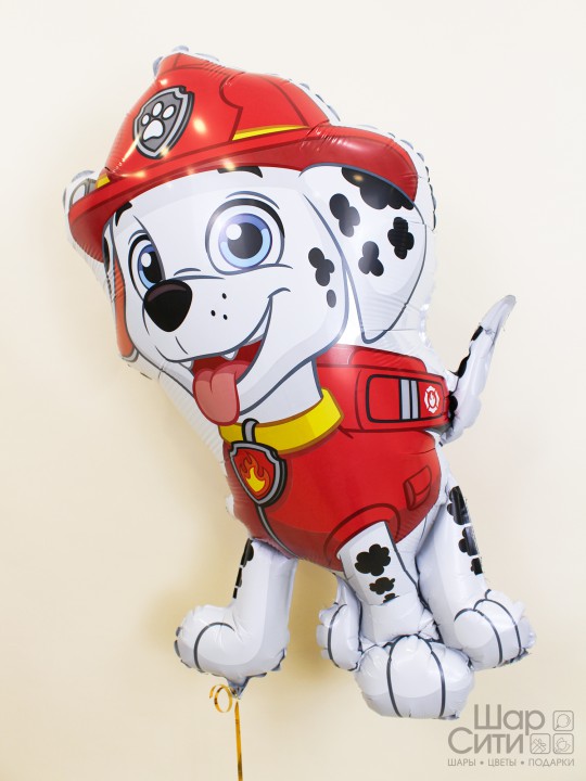 Фольгированный шар «Щенячий Патруль Маршалл»