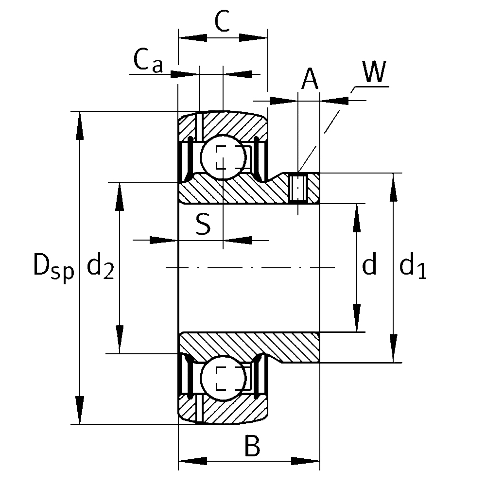 Подшипник GAY35-NPP-B