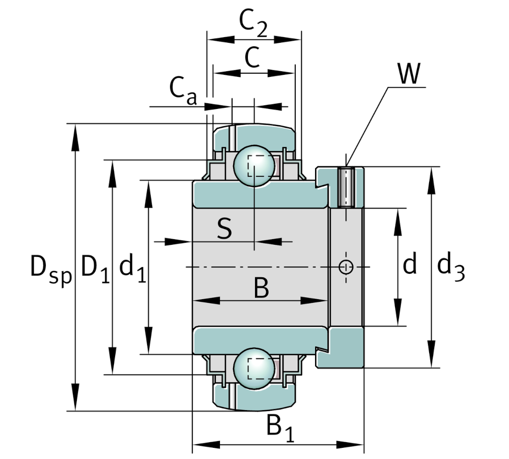 Подшипник GE 30-KRR-B