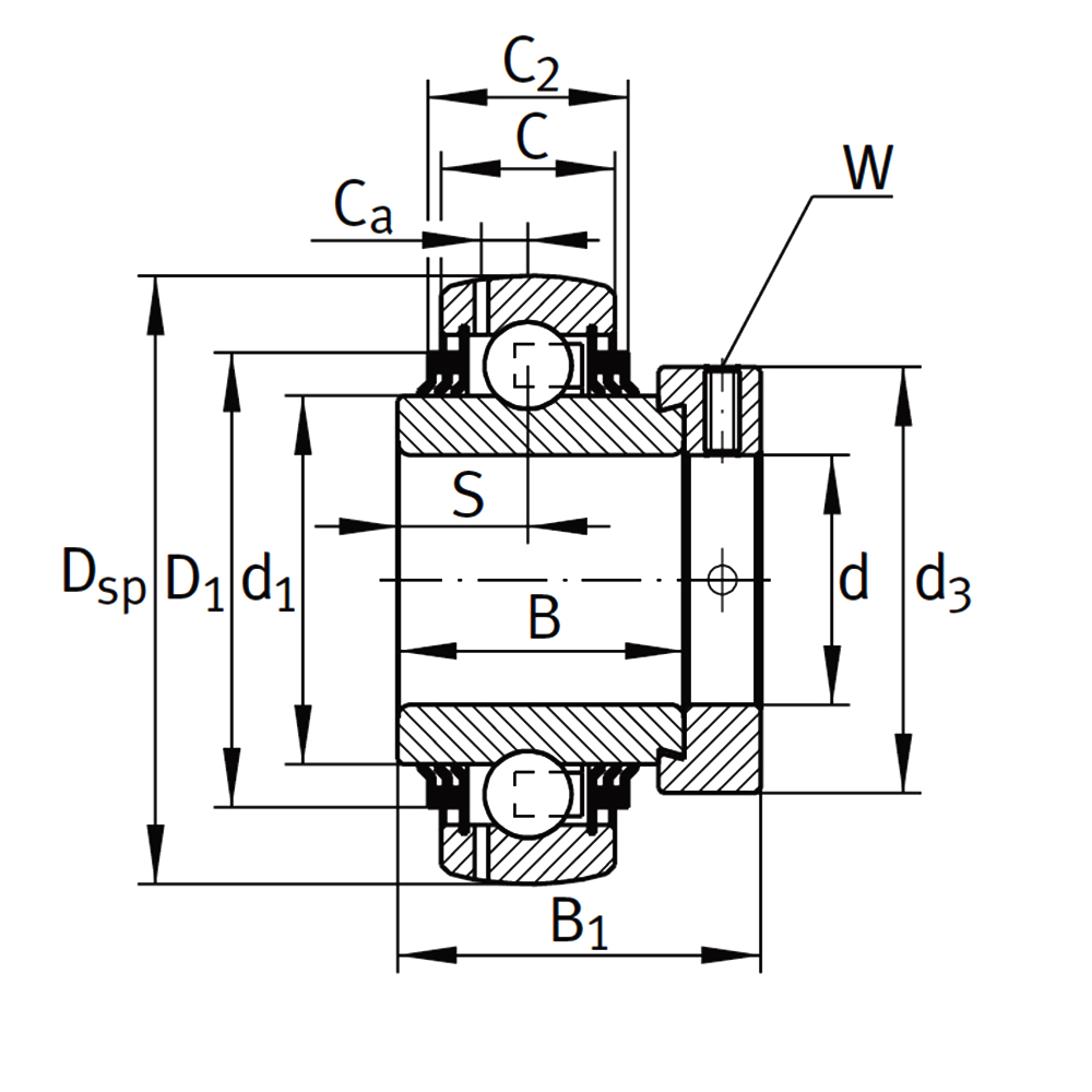 Подшипник GE 35 XL KTT B