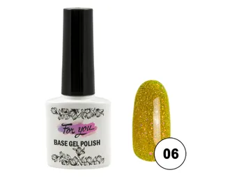 Гель-Лак Base For You Potal Diamond Rubber 6