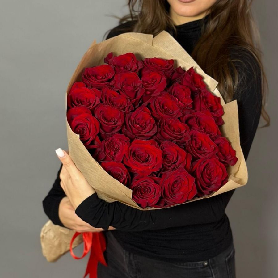 Красные розы в Крафте