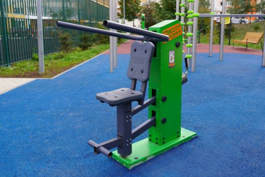 Тренажер силовой  уличный  «Жим на брусьях» с изменяемой нагрузкой ТР-1.72.1