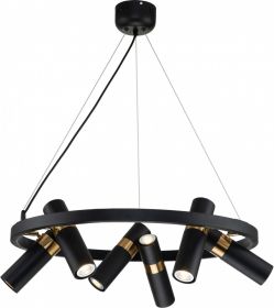 Люстра Подвесная Favourite Light point 2997-6P Золото, Черный / Фаворит.