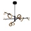 Люстра Потолочная Favourite 4322-9P Черный, Металл / Фаворит.