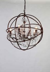 Люстра Подвесная Favourite Orbit 1834-5P Коричневый / Фаворит.