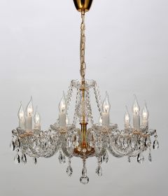 Люстра Подвесная Favourite Monreal 1735-10P Желтый, Золото / Фаворит.