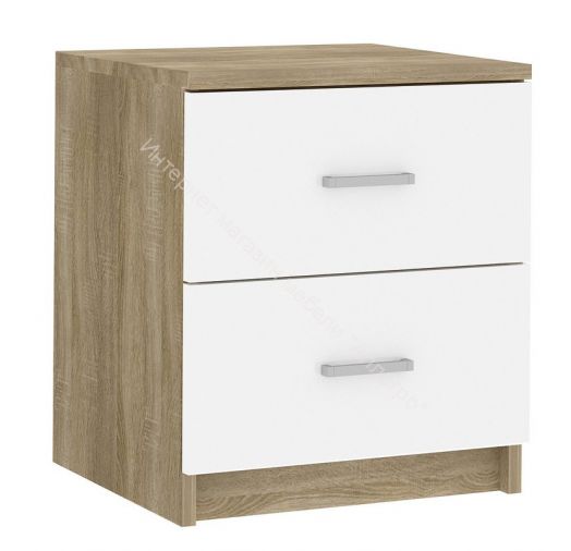 Спальня БЛАНКА Дуб Сонома/Белый глянец