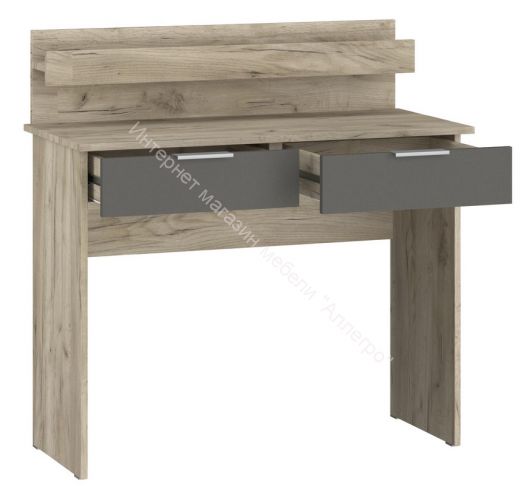 Стол туалетный ВЕНЕЦИЯ Дуб серый Крафт/Серый графит