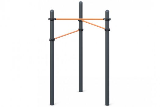 Три разноуровневых турника W-02-005