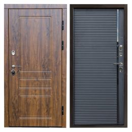 Входная дверь Termo-door Орегон Дуб Porte black с терморазрывом Металлическая