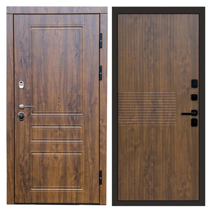 Входная дверь Termo-door Орегон Дуб Мастино Дуб с терморазрывом Металлическая