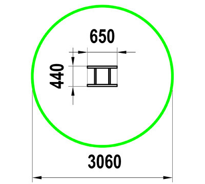 Гимнастический "Конь" W-04-007