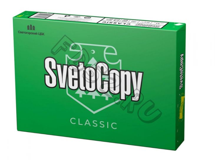 Бумага офисная А4, 80 г/м2, 500 л., марка С, SVETOCOPY CLASSIC, Россия, 146% (CIE)