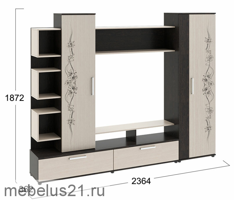 Гостиная Дакота венге