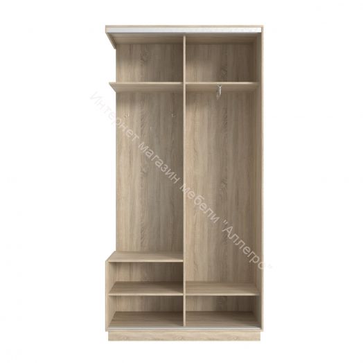 Прихожая-купе FIX 03L.11 с зеркалом Дуб сонома