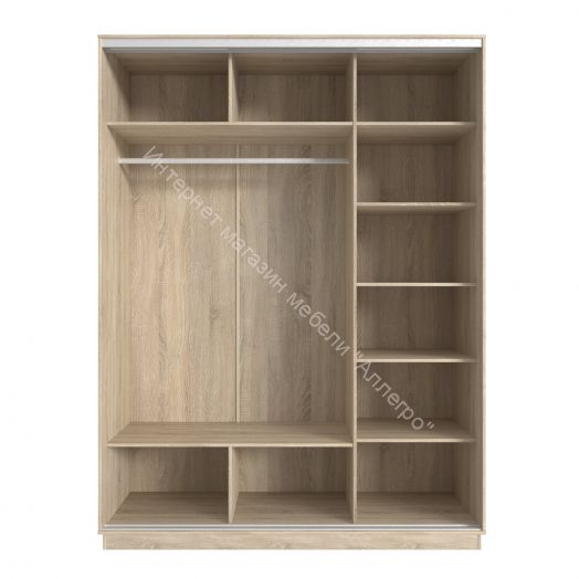 Шкаф-купе 3-х дверный FIX 24.8.8.8 Дуб Сонома