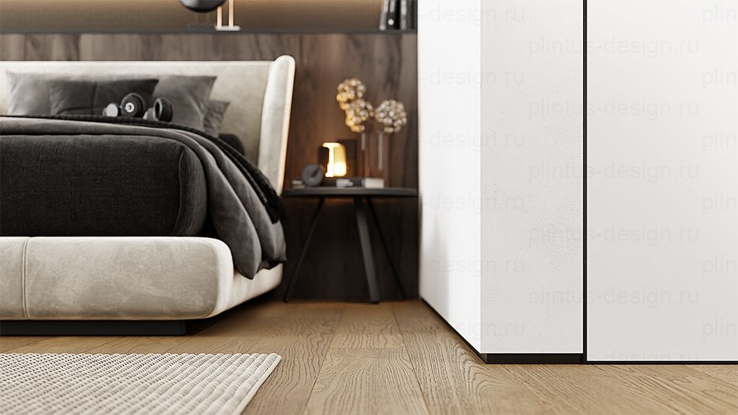 Теневой плинтус Фесо 20 мм Чёрный