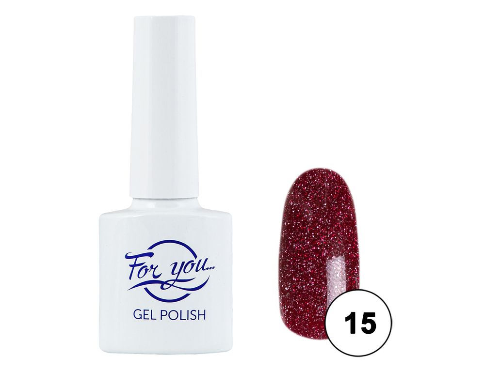 Гель-лак FOR YOU Red Diamond № 15