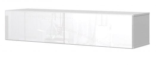 Тумба ТВ 140 SOMERO Белый/Белый глянец