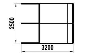 Элемент для скейт площадки Wall Ramp-2