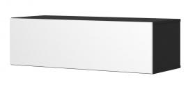 Тумба ТВ 120 SOMERO Чёрный/Белый