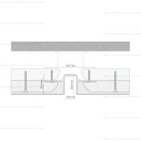 Разделительный профиль Gips-RP12 схема