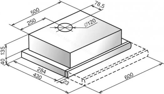 Вытяжка ELIKOR ИНТЕГРА 60 кремовый