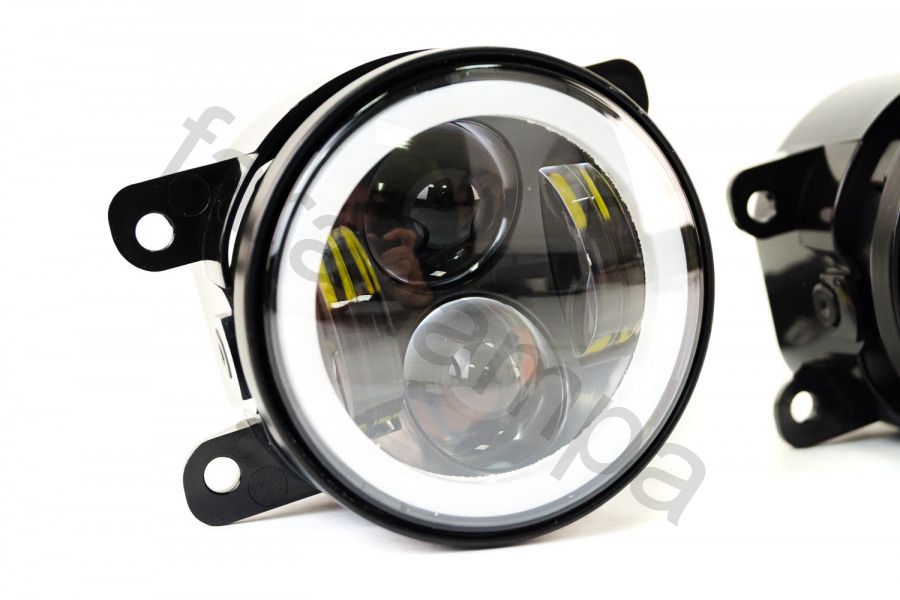 Диодные линзовые ПТФ с ДХО универсальные