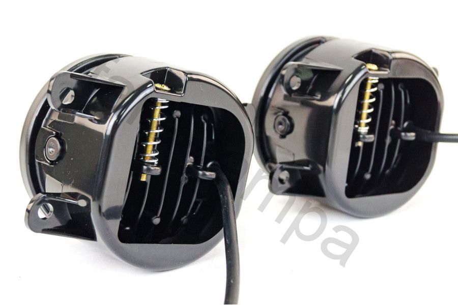 Диодные линзовые ПТФ с ДХО универсальные