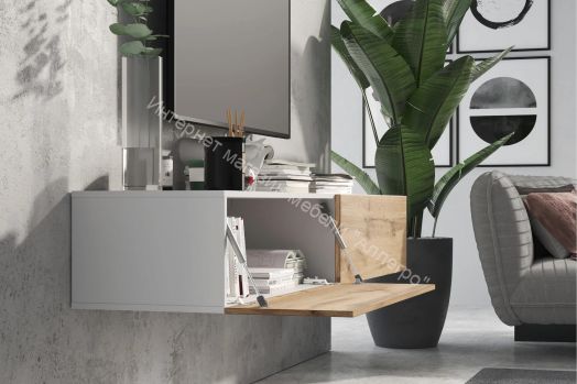 Шкаф-витрина SOMERO корпус Белый